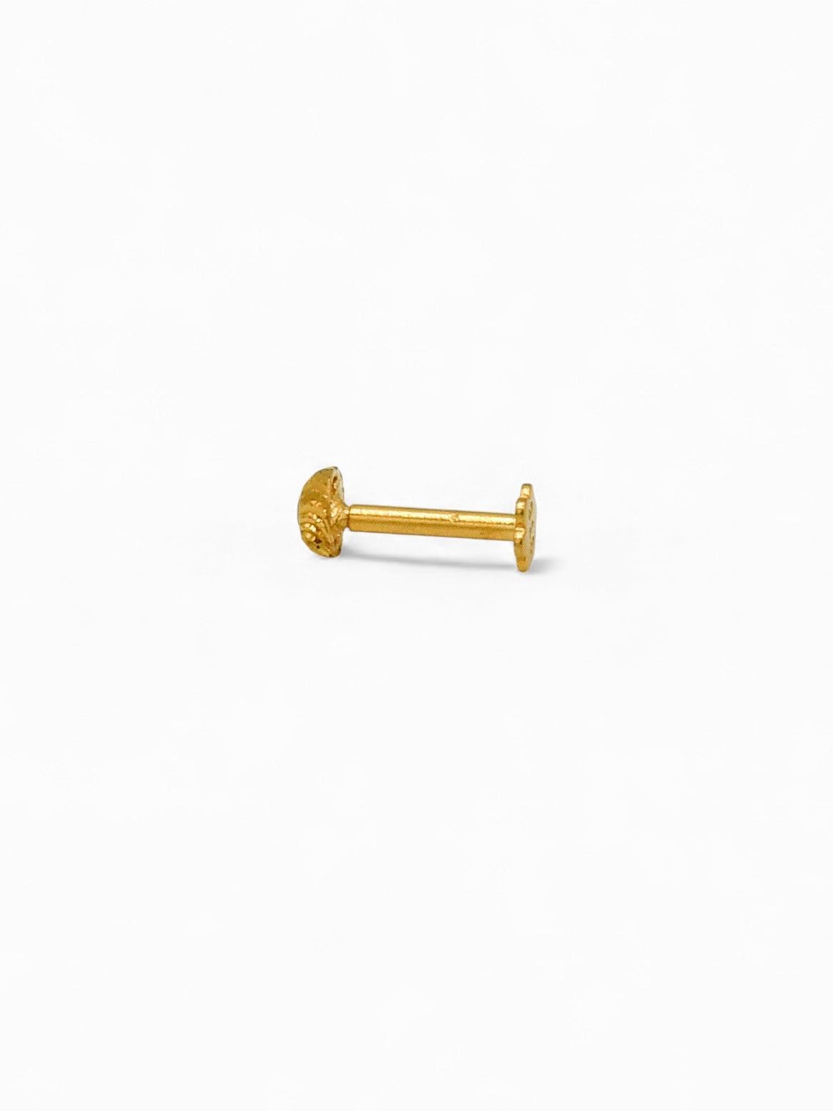 22ct Gold CZ Nose Pin 4.5 MM - Roop Darshan