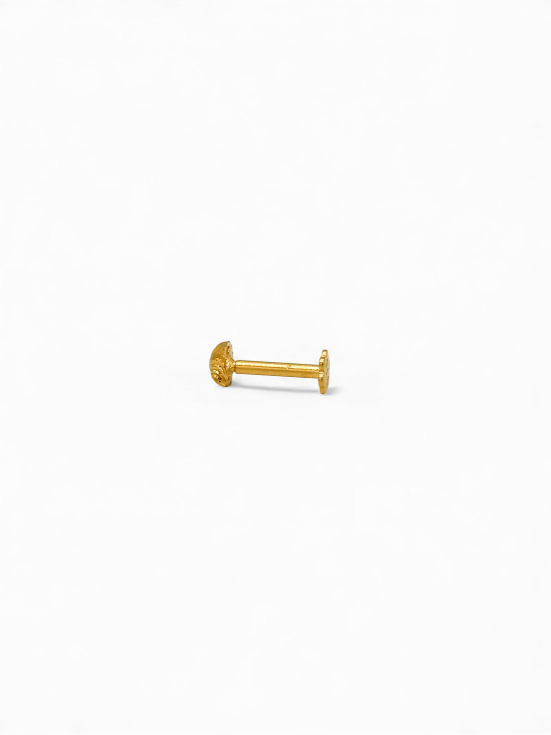 22ct Gold CZ Nose Pin 4.0 MM