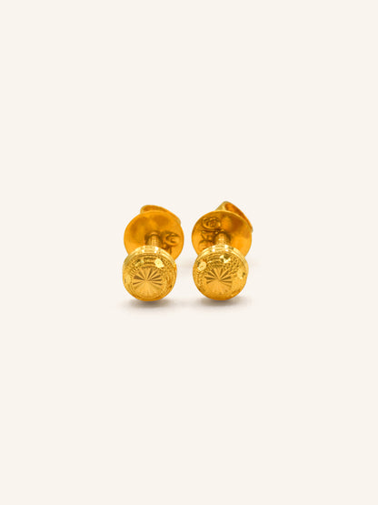 22ct Gold Stud Earring