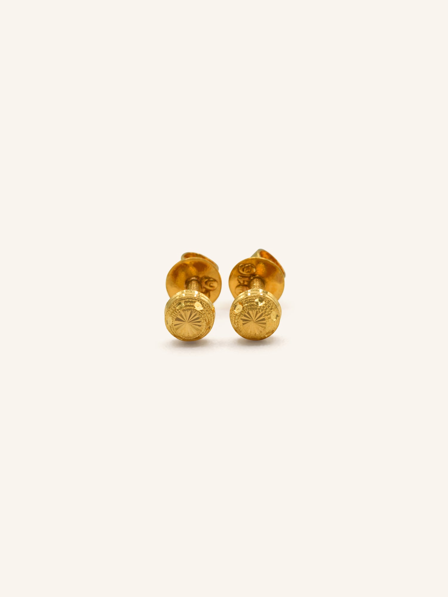 22ct Gold Stud Earring 1.22 GMS - Roop Darshan