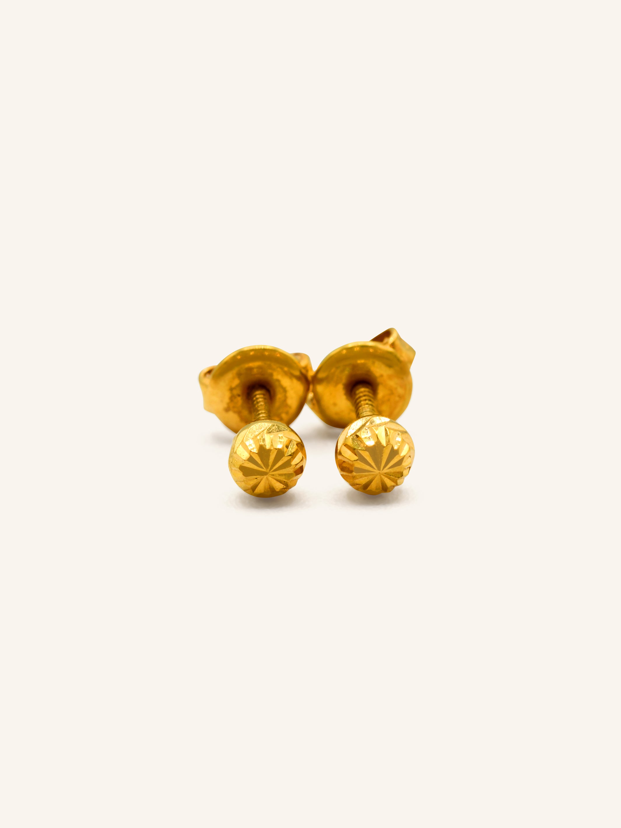 22ct Gold Stud Earrings