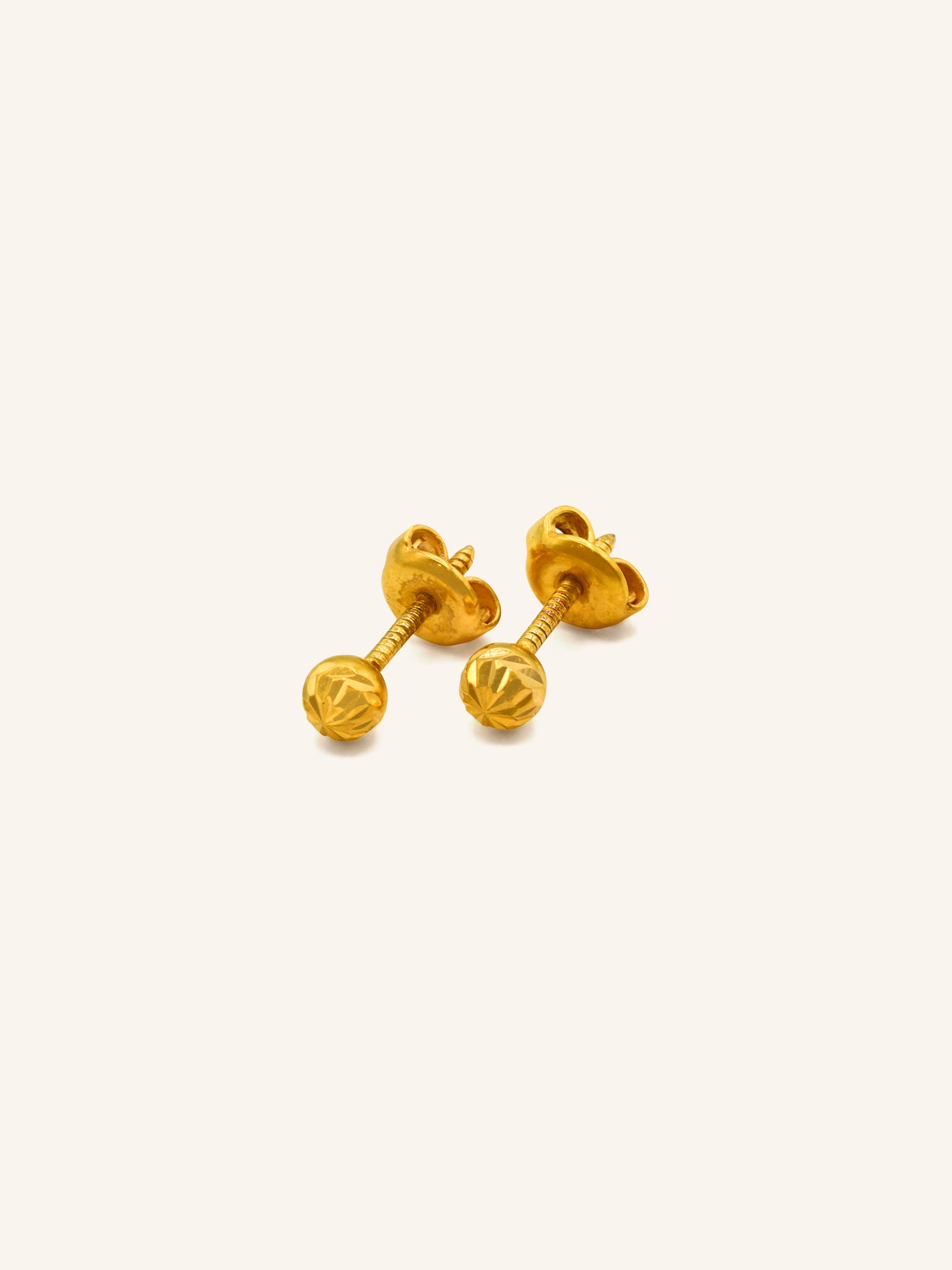 22ct Gold Stud Earrings