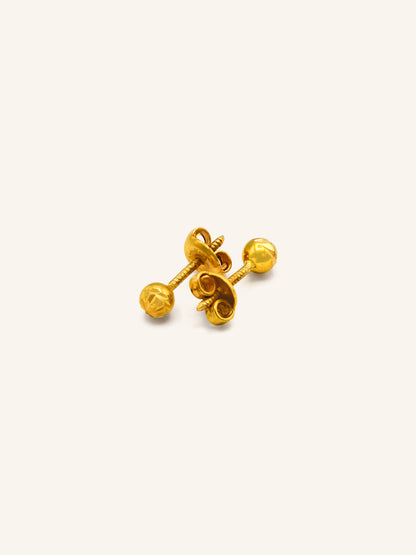 22ct Gold Stud Earrings