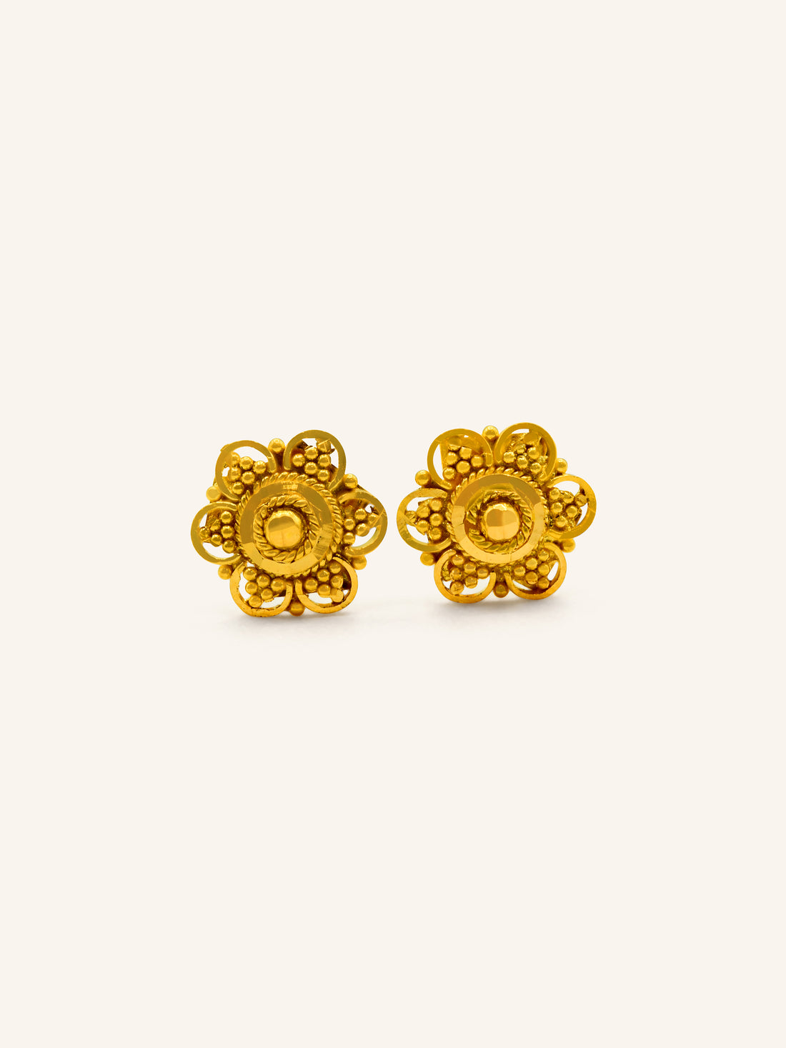 22ct Gold Stud Earring