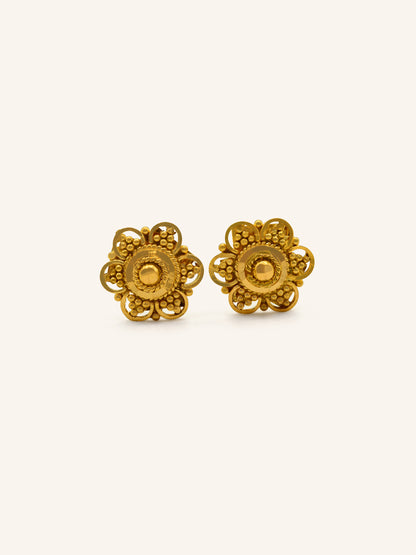 22ct Gold Stud Earring 2.03 GMS - Roop Darshan