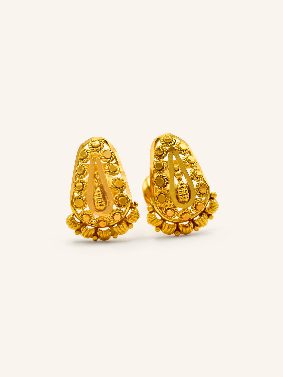22ct Gold Stud Earring
