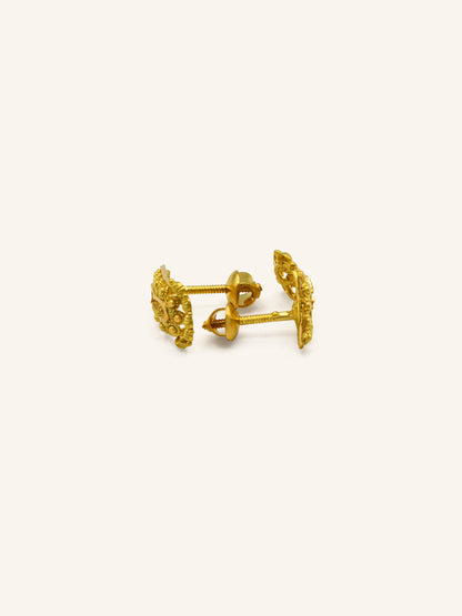 22ct Gold Stud Earring 2.29 GMS - Roop Darshan