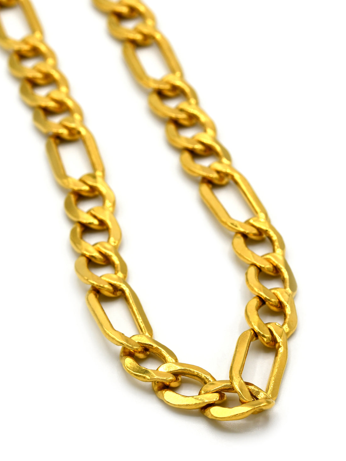 22ct Gold Hollow Figaro Chain