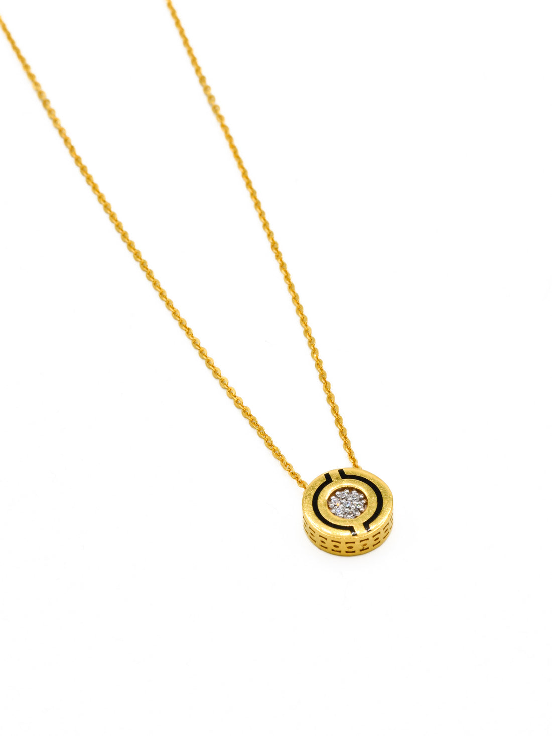 22ct Gold CZ Fancy Chain - Roop Darshan