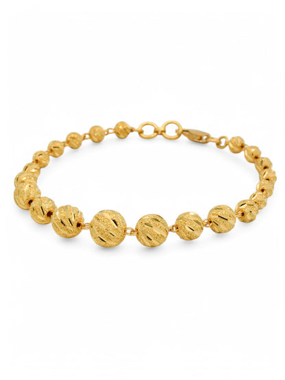 22ct Gold Ball Bracelet