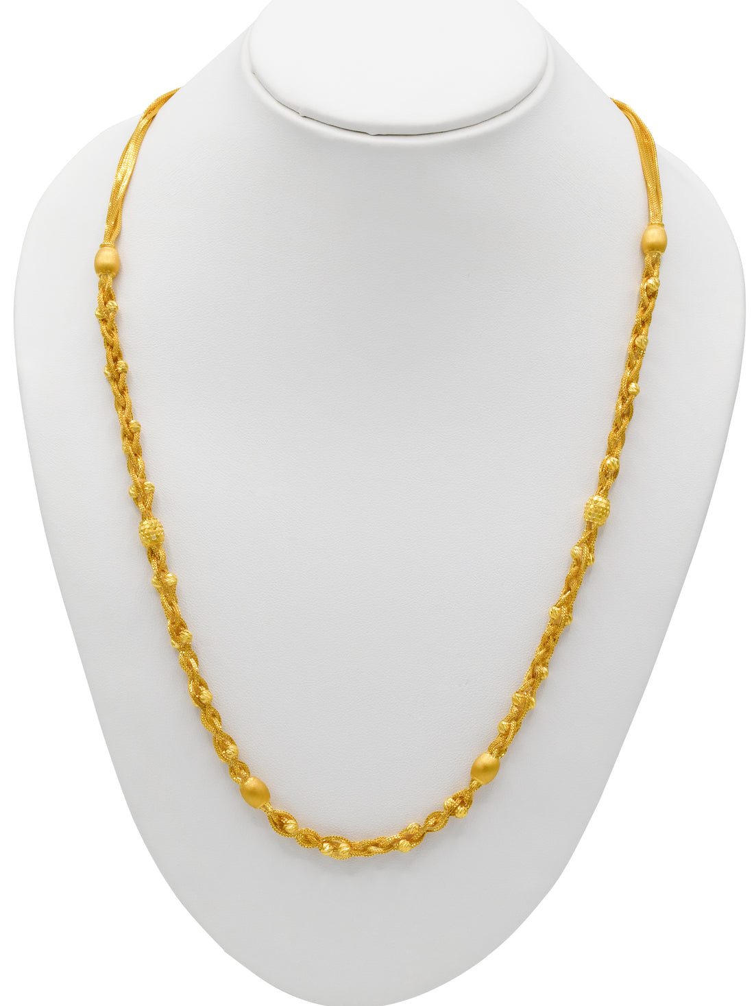 22ct Gold Ball Choti Fancy Chain