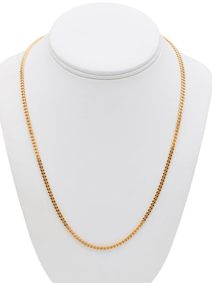 9ct Gold 2 Sided Curb Chain