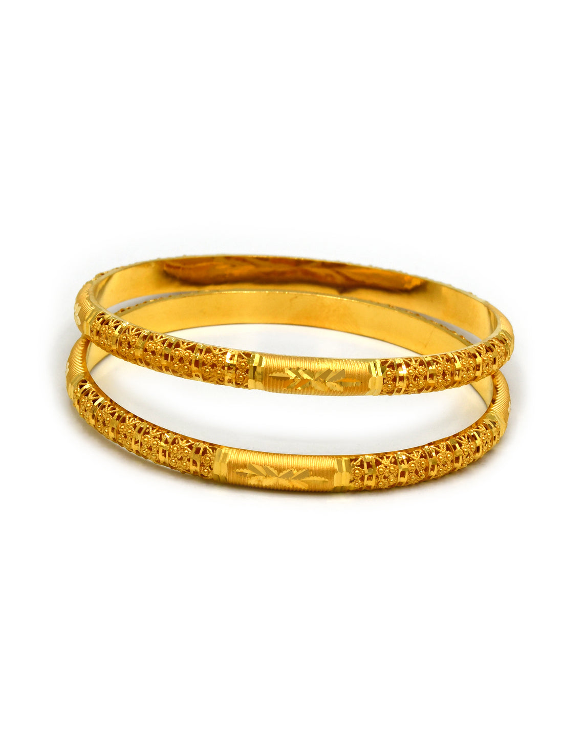 22ct Gold Pair Bangle