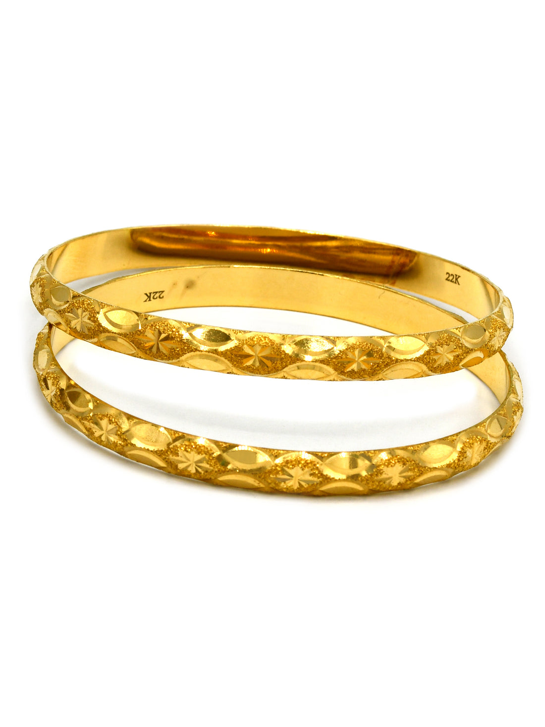 22ct Gold 2 Piece Bangle