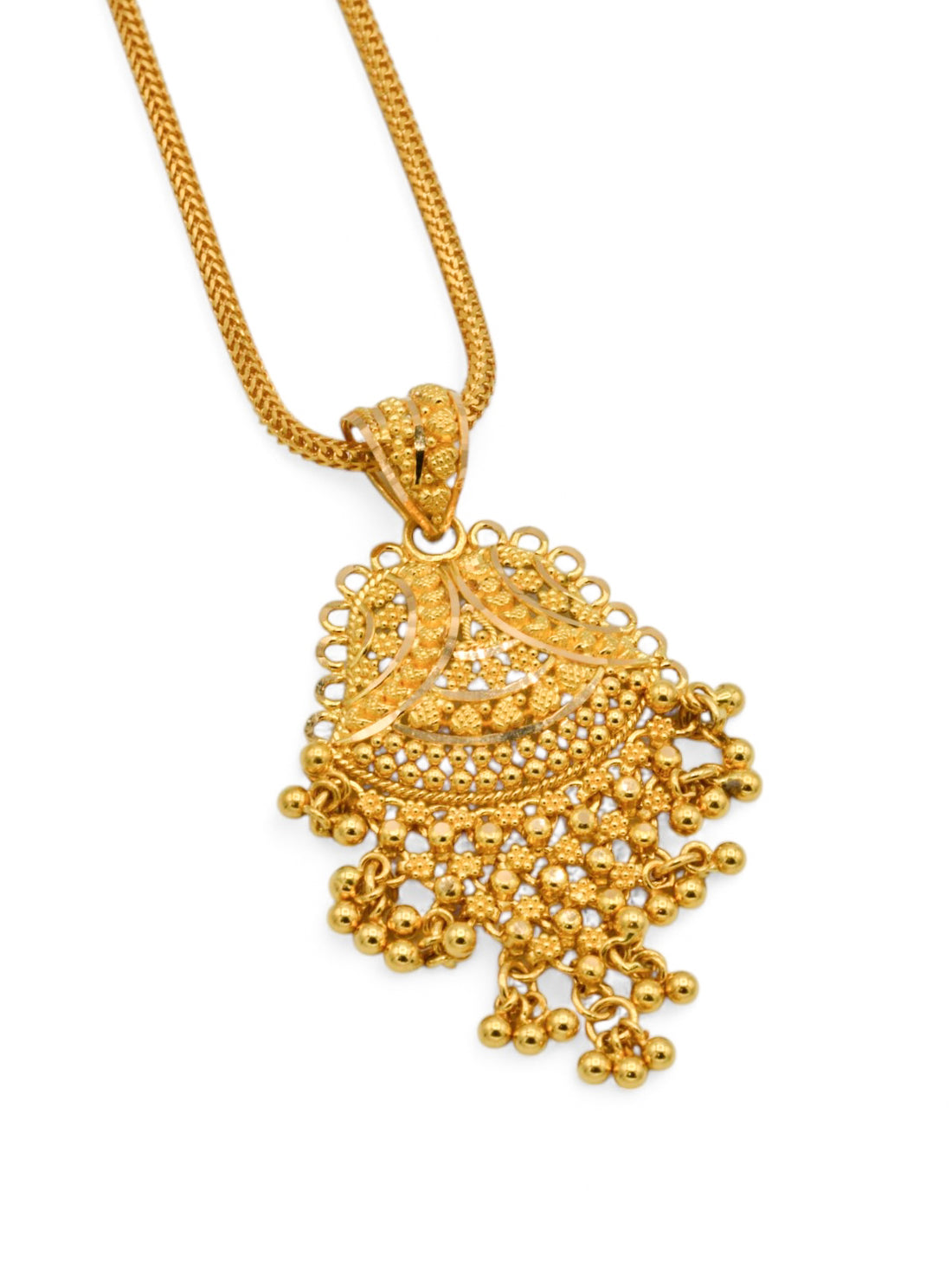 22ct Gold Filigree Pendant
