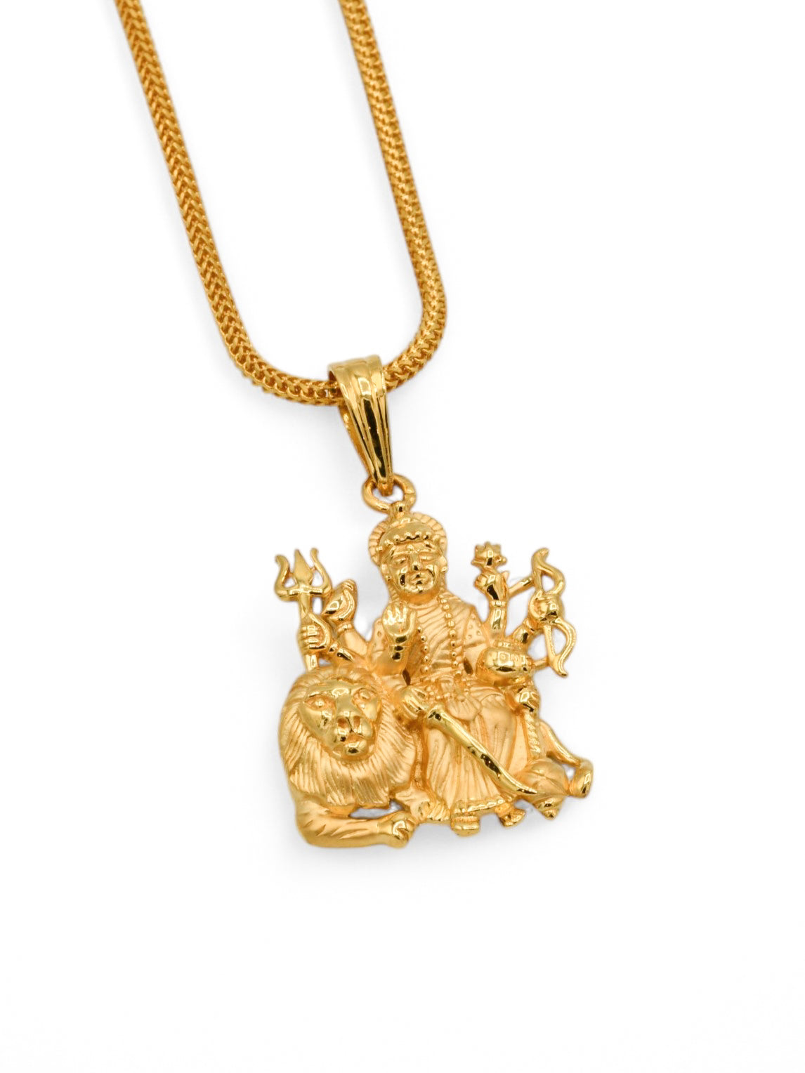 22ct Gold Durga Mata Pendant