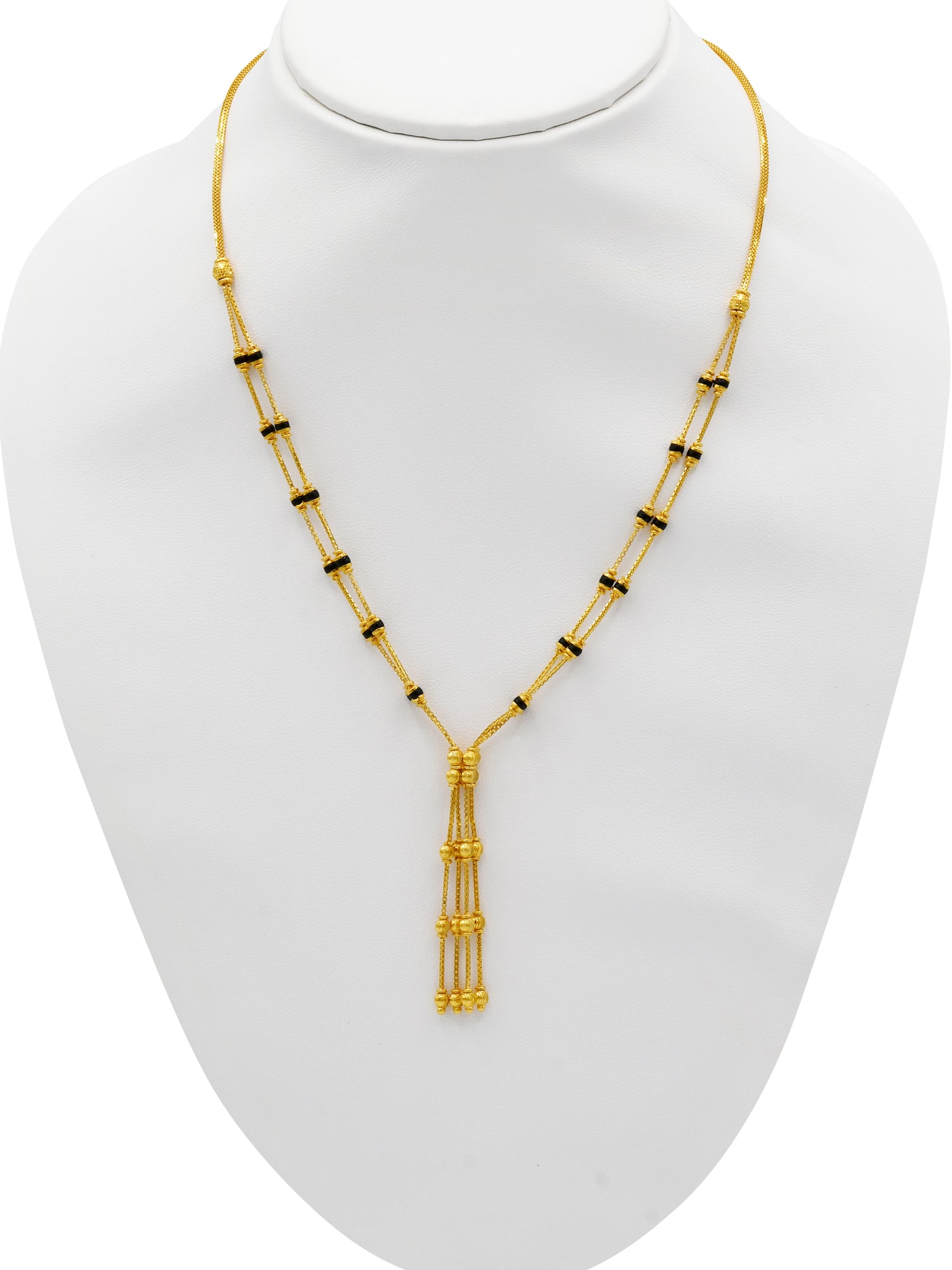 22ct Gold 2 Row Mangal Sutra