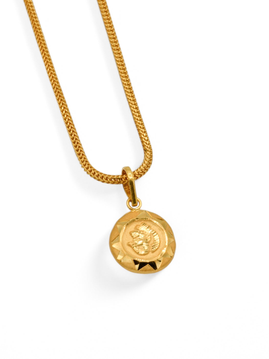 22ct Gold Om Pendant