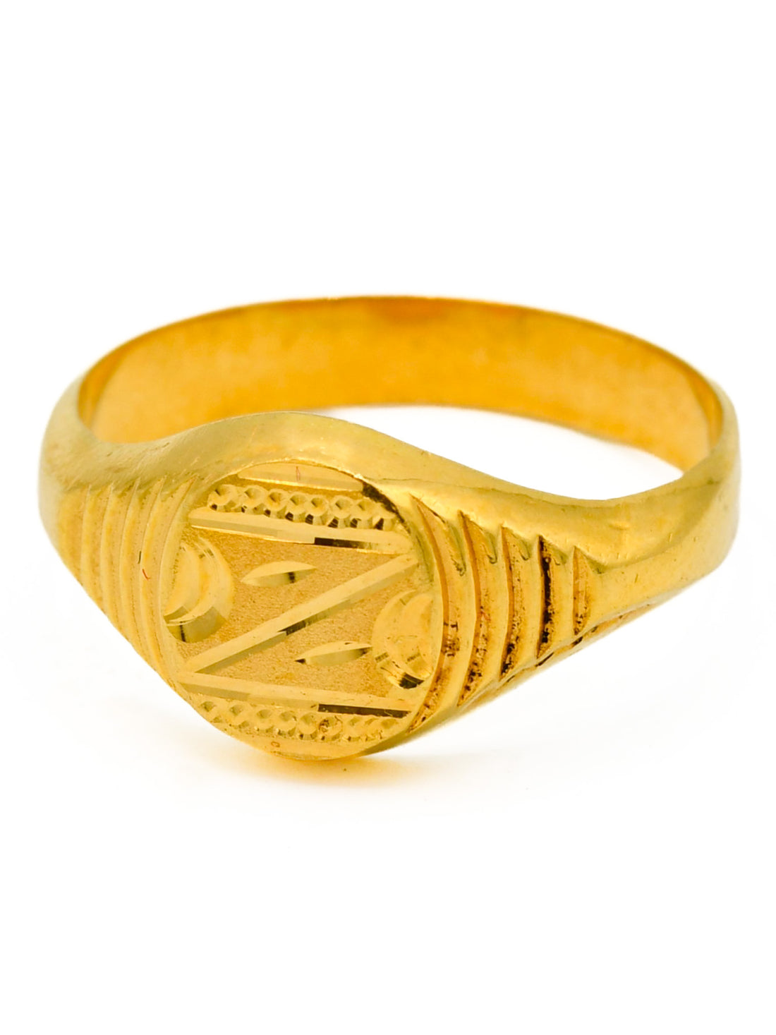 22ct Gold Mens Ring - Roop Darshan