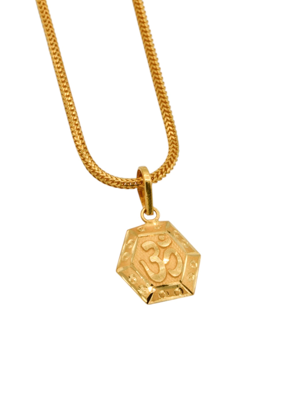 22ct Gold Om Pendant