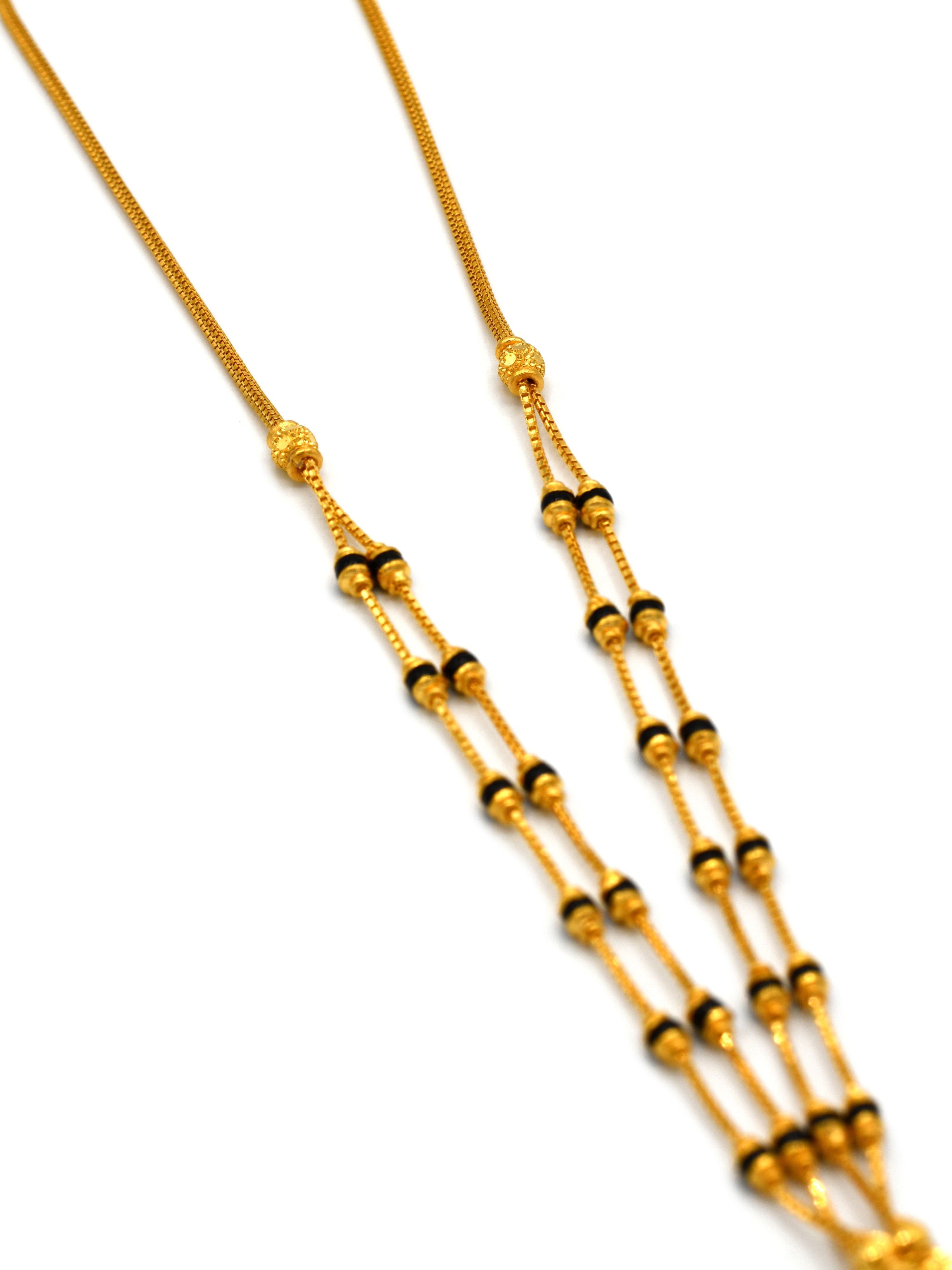 22ct Gold 2 Row Mangal Sutra - Roop Darshan