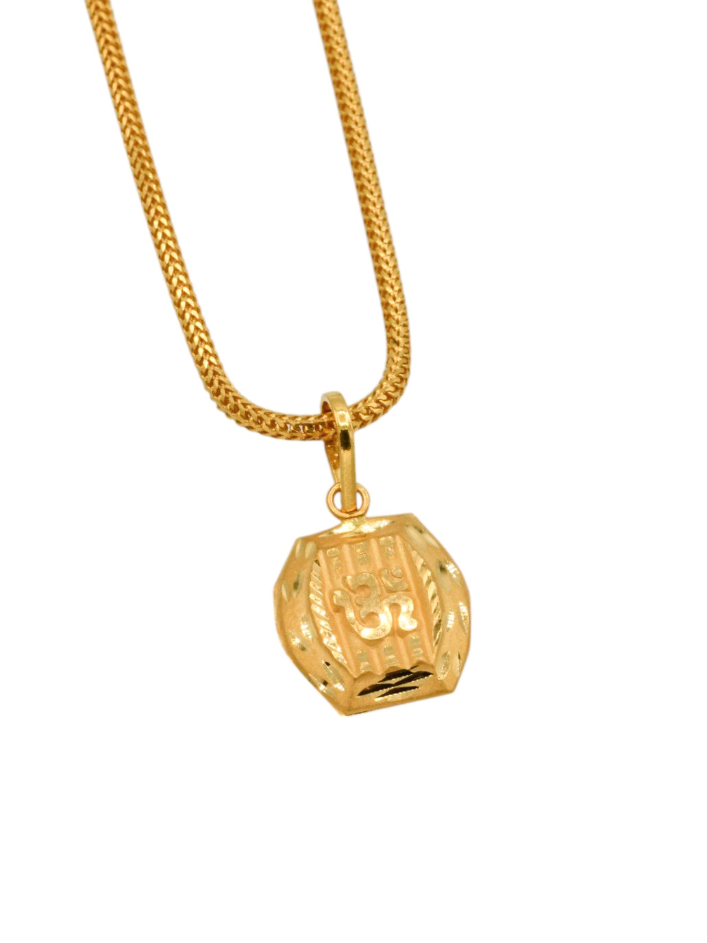 22ct Gold Om Pendant