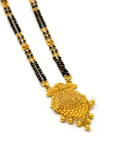 22ct Gold 2 Row Mangal Sutra