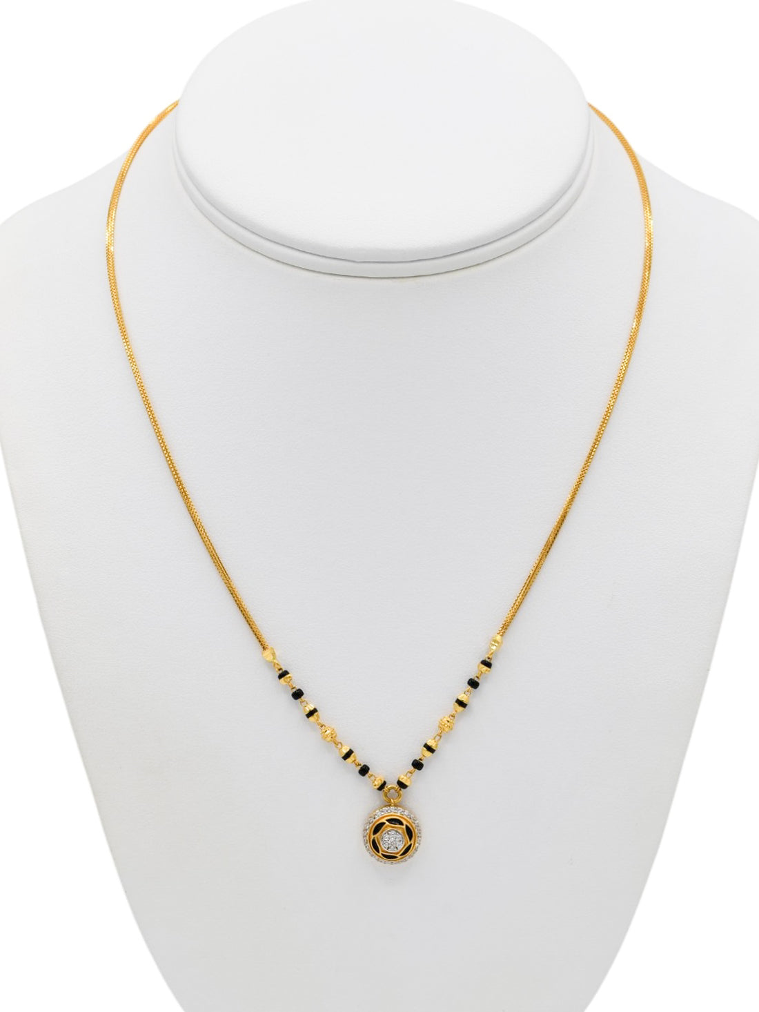 22ct Gold CZ Ball Mangal Sutra