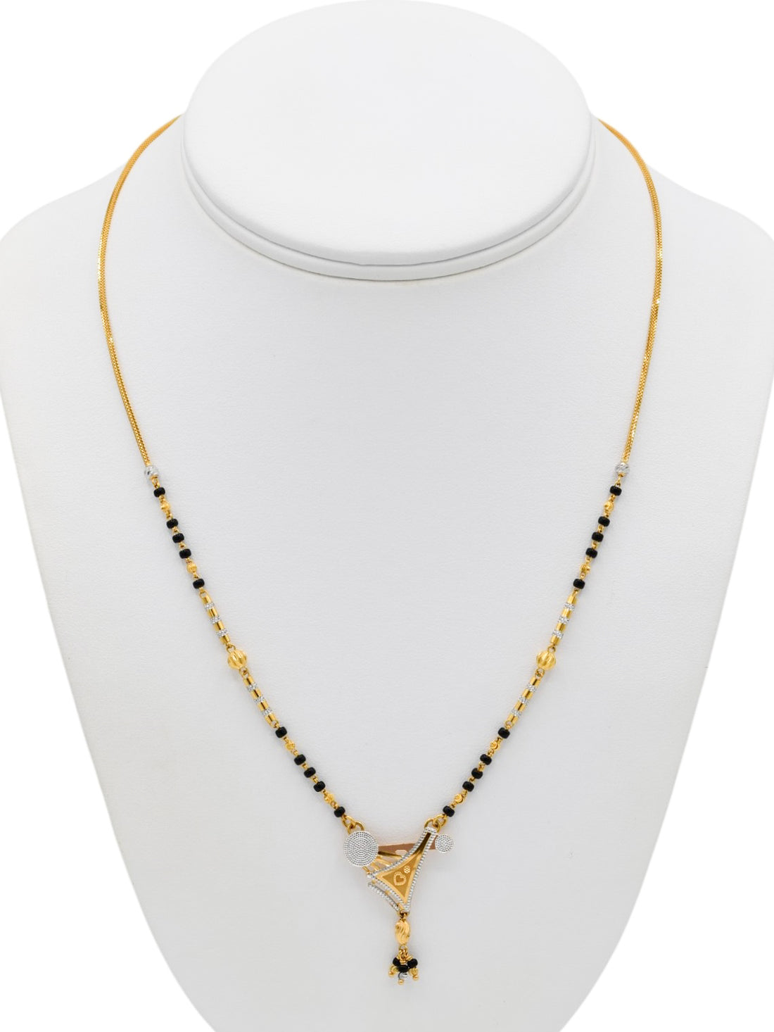 22ct Gold Rose Gold Two Tone Ball Mangal Sutra