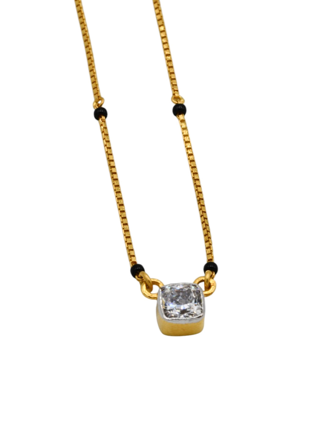 22ct Gold CZ Mangal Sutra