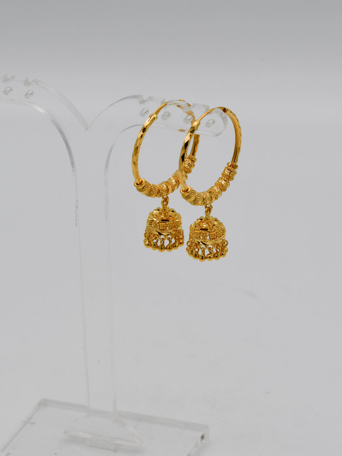 22ct Gold Ball Jhumki Bali