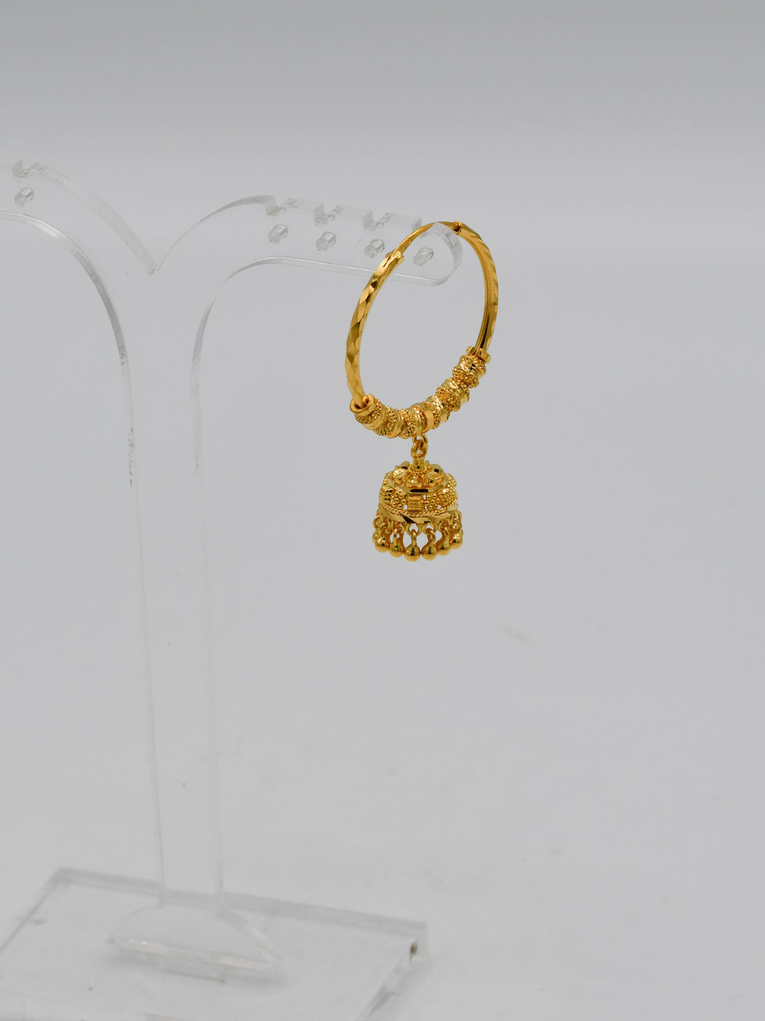 22ct Gold Ball Jhumki Bali