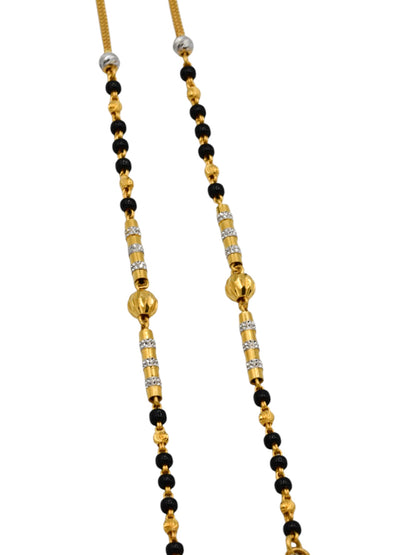 22ct Gold Rose Gold Two Tone Ball Mangal Sutra
