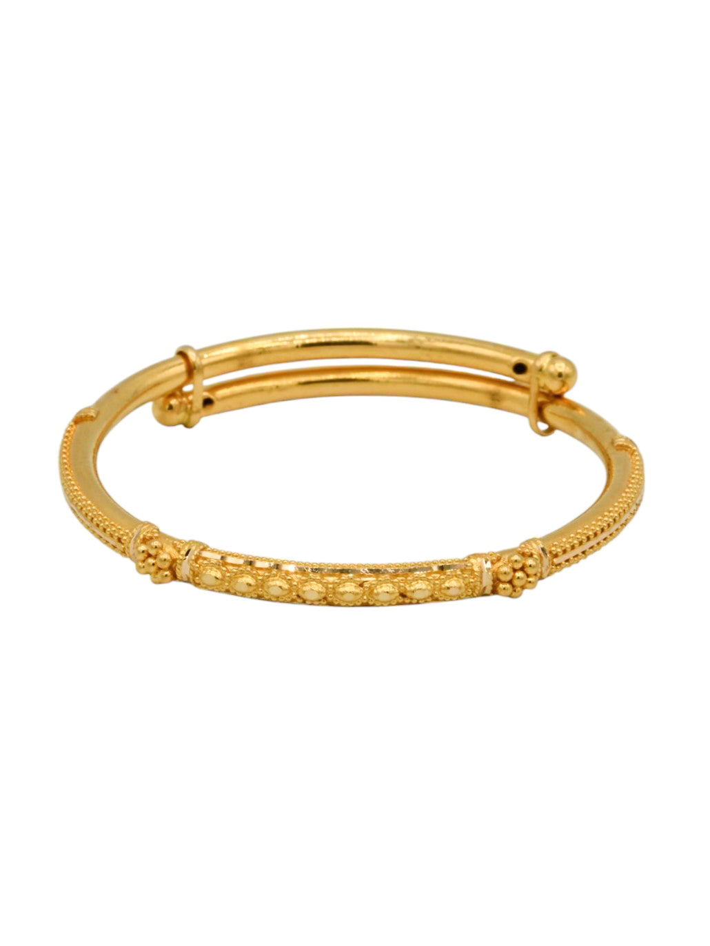 22ct Gold Adjustable Pair Baby Bangle