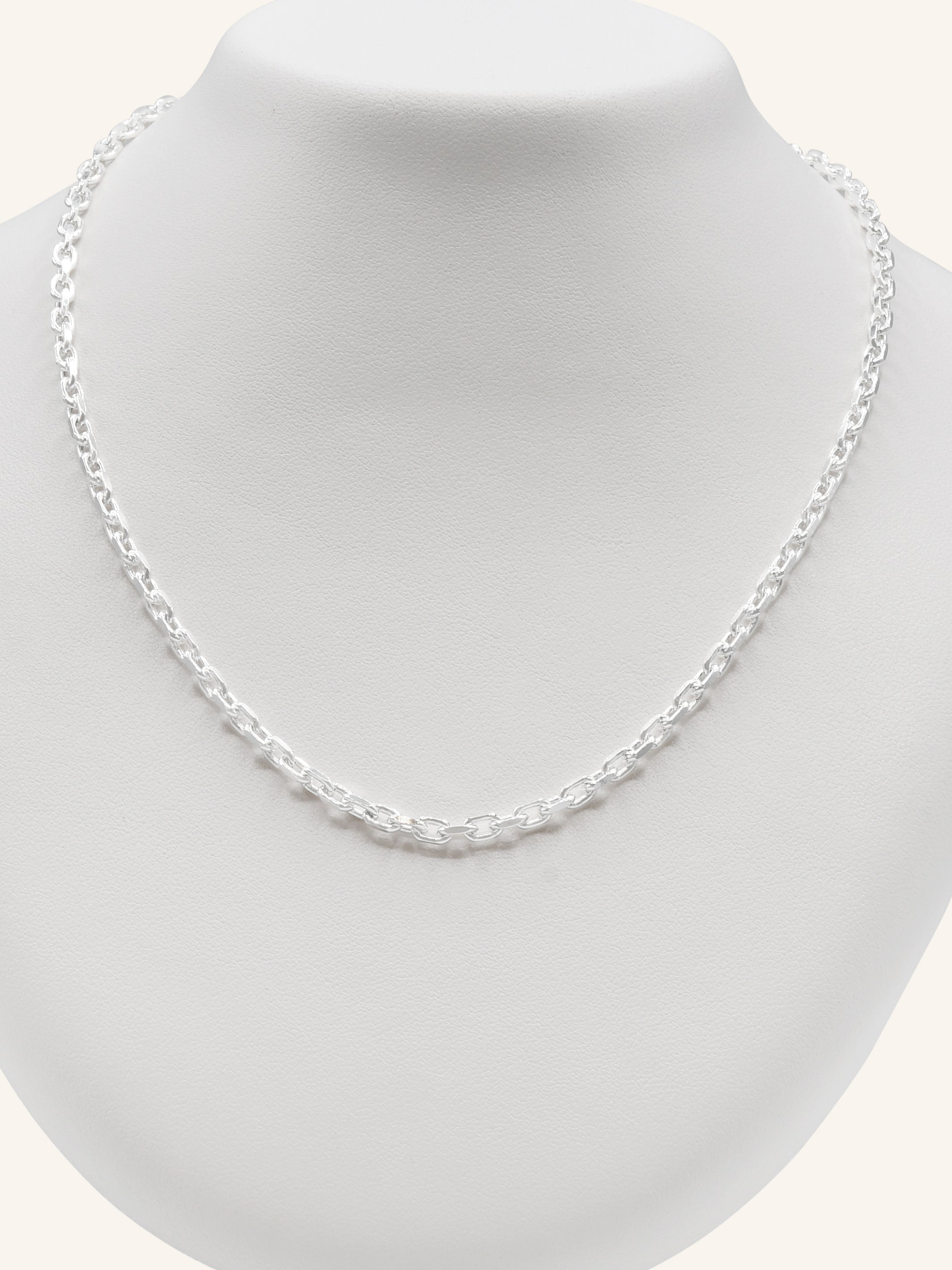 925 Sterling Silver Belcher Chain 45cm