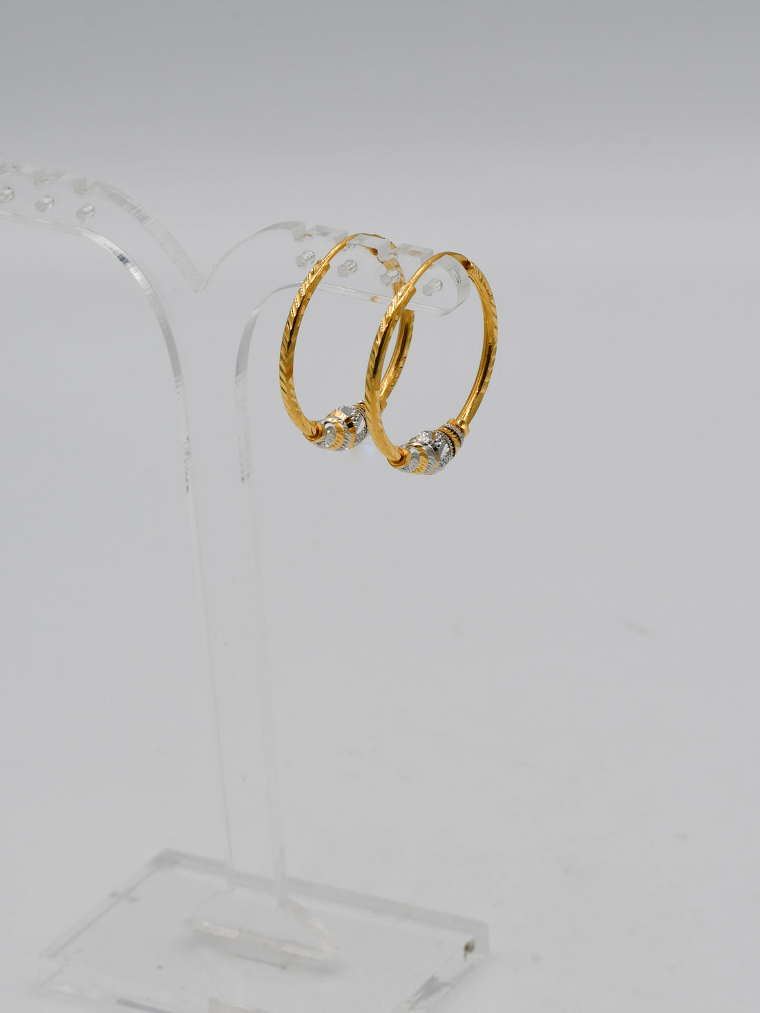 22ct Gold Two Tone Ball Bali