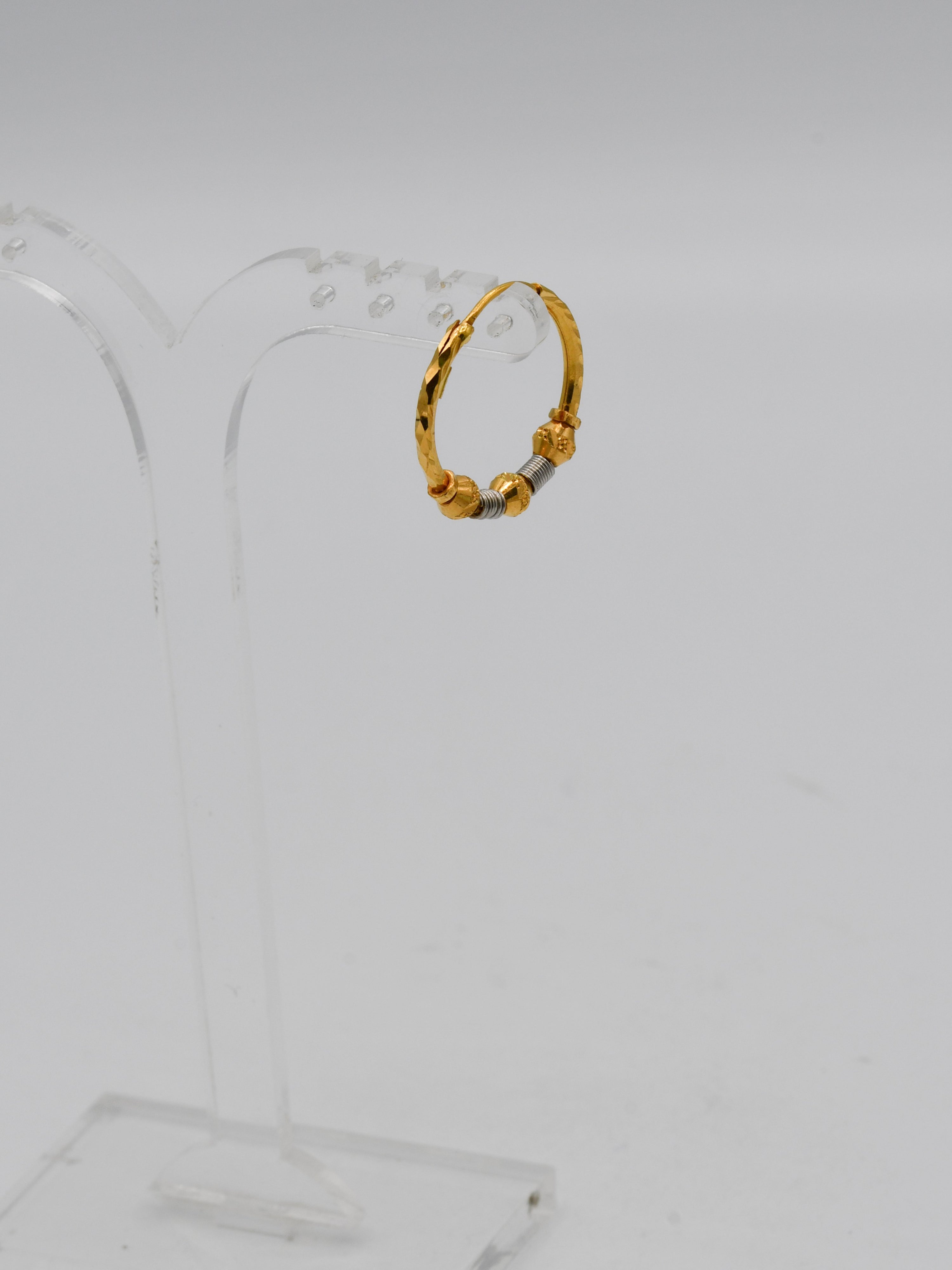 22ct Gold Two Tone Ball Bali - Roop Darshan