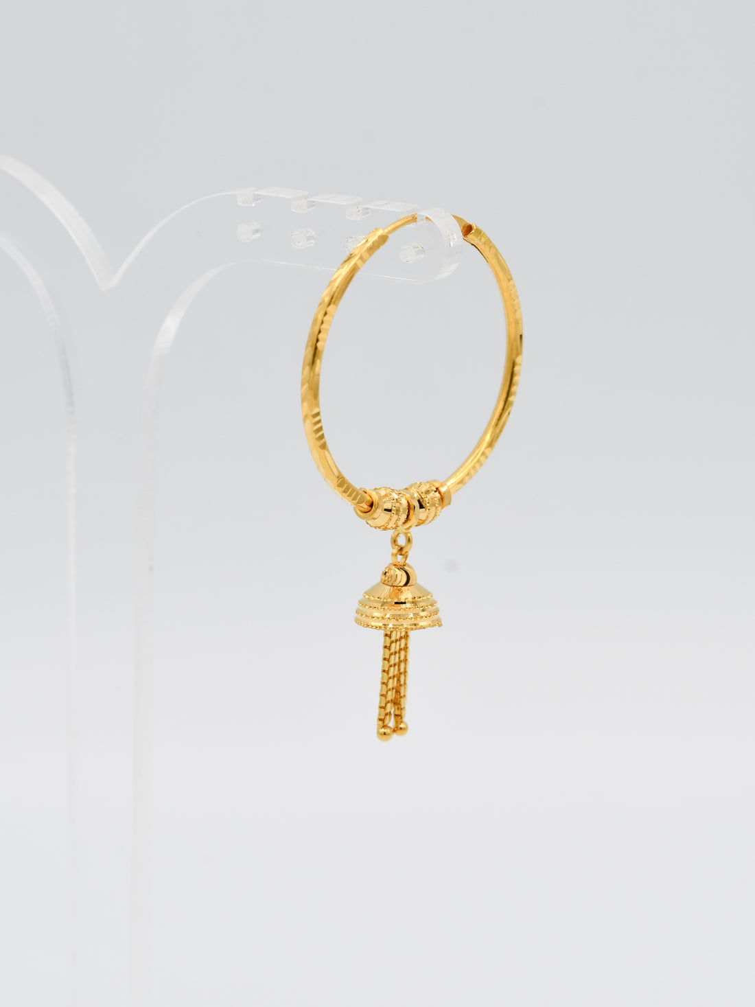22ct Gold Ball Jhumki Bali