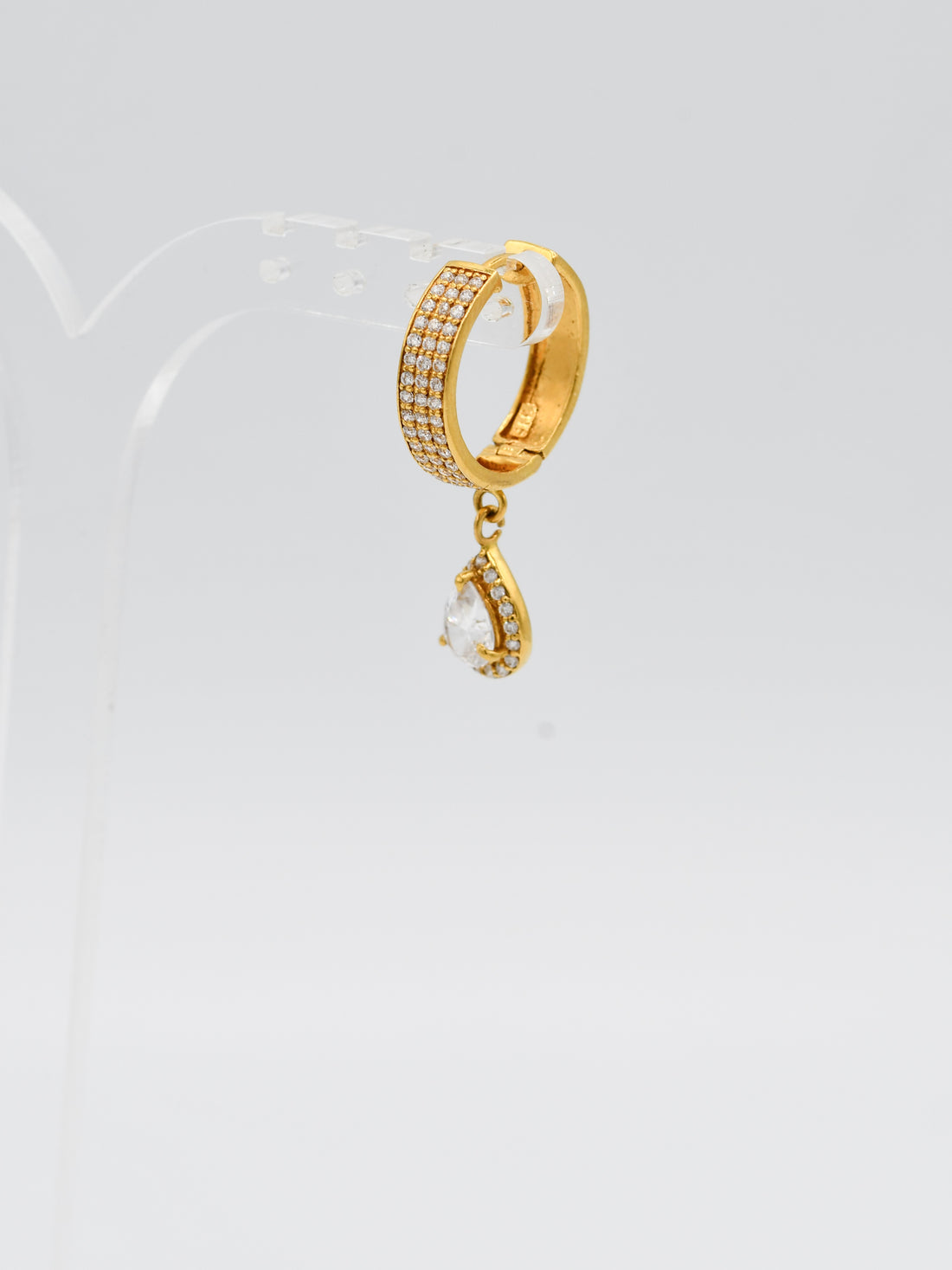 22ct Gold CZ Bali