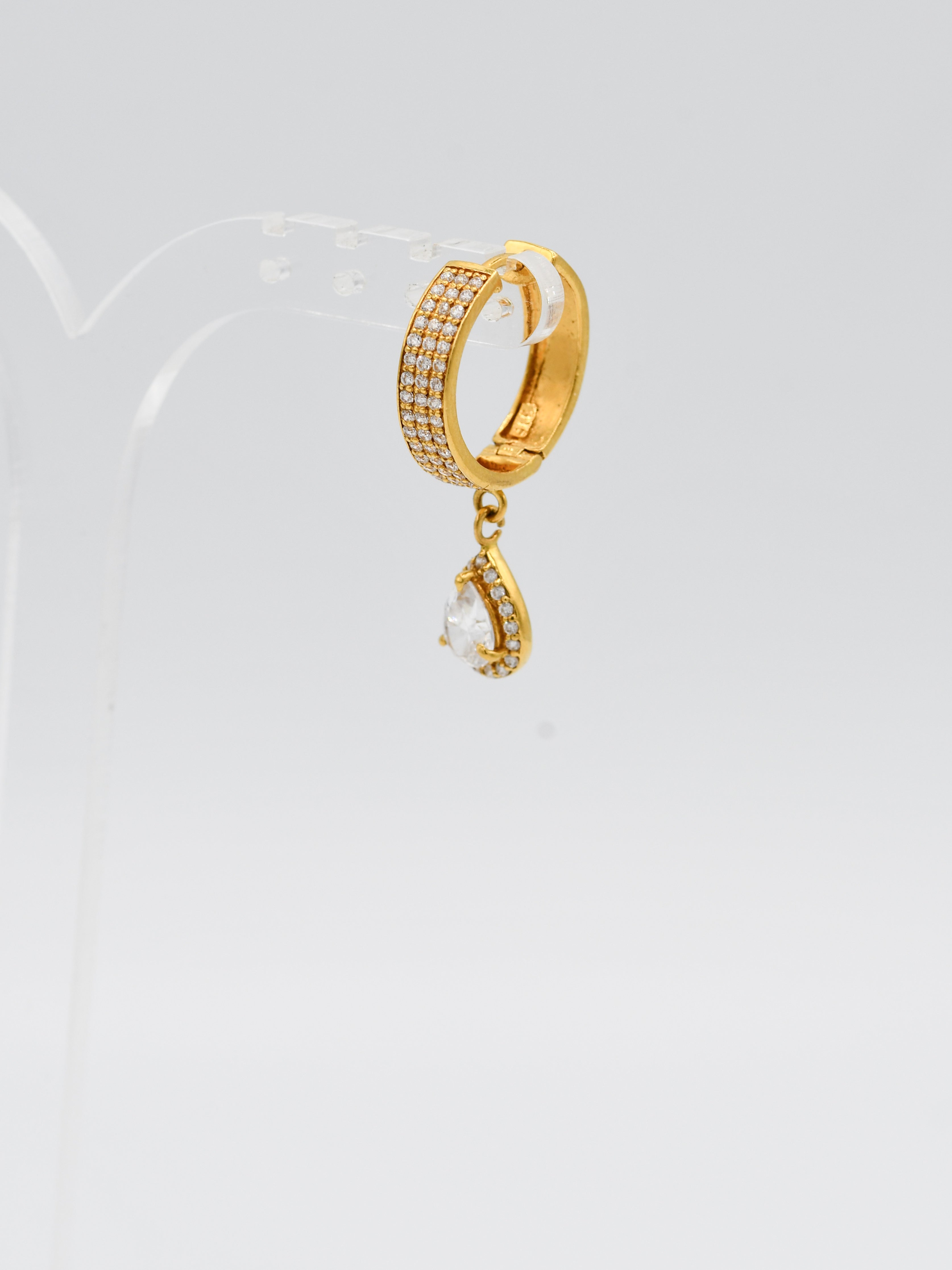 22ct Gold CZ Bali