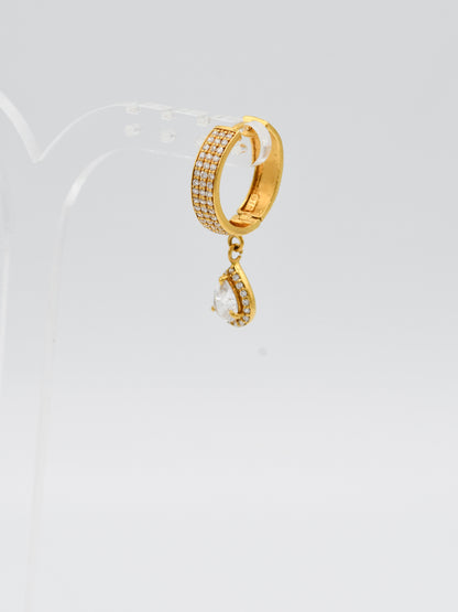 22ct Gold CZ Bali