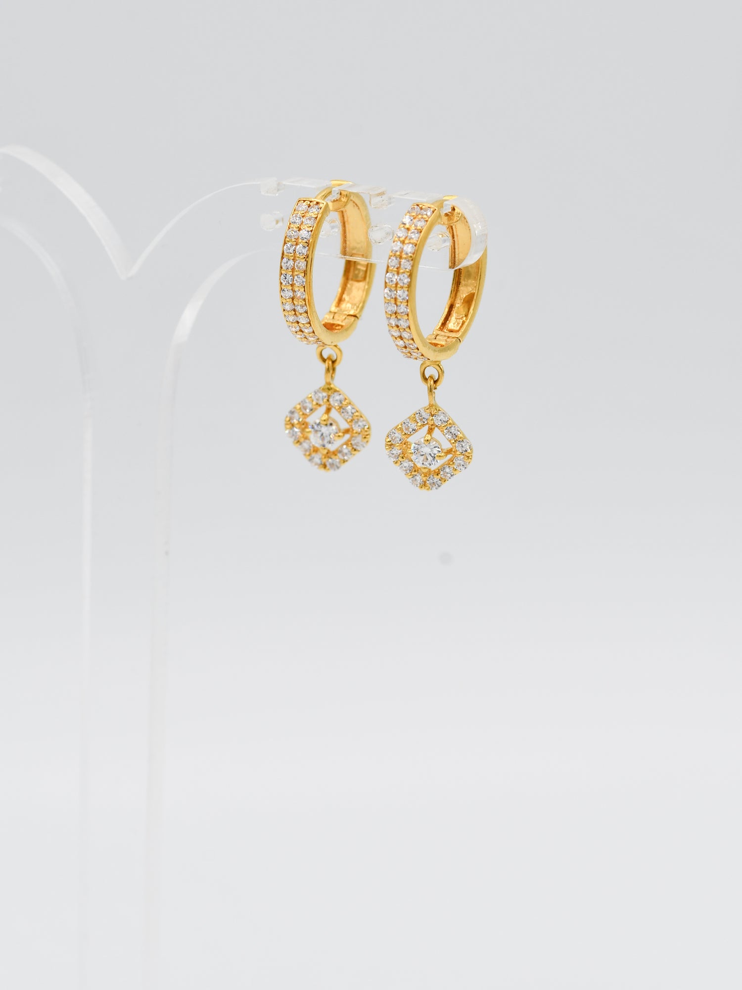22ct Gold CZ Bali