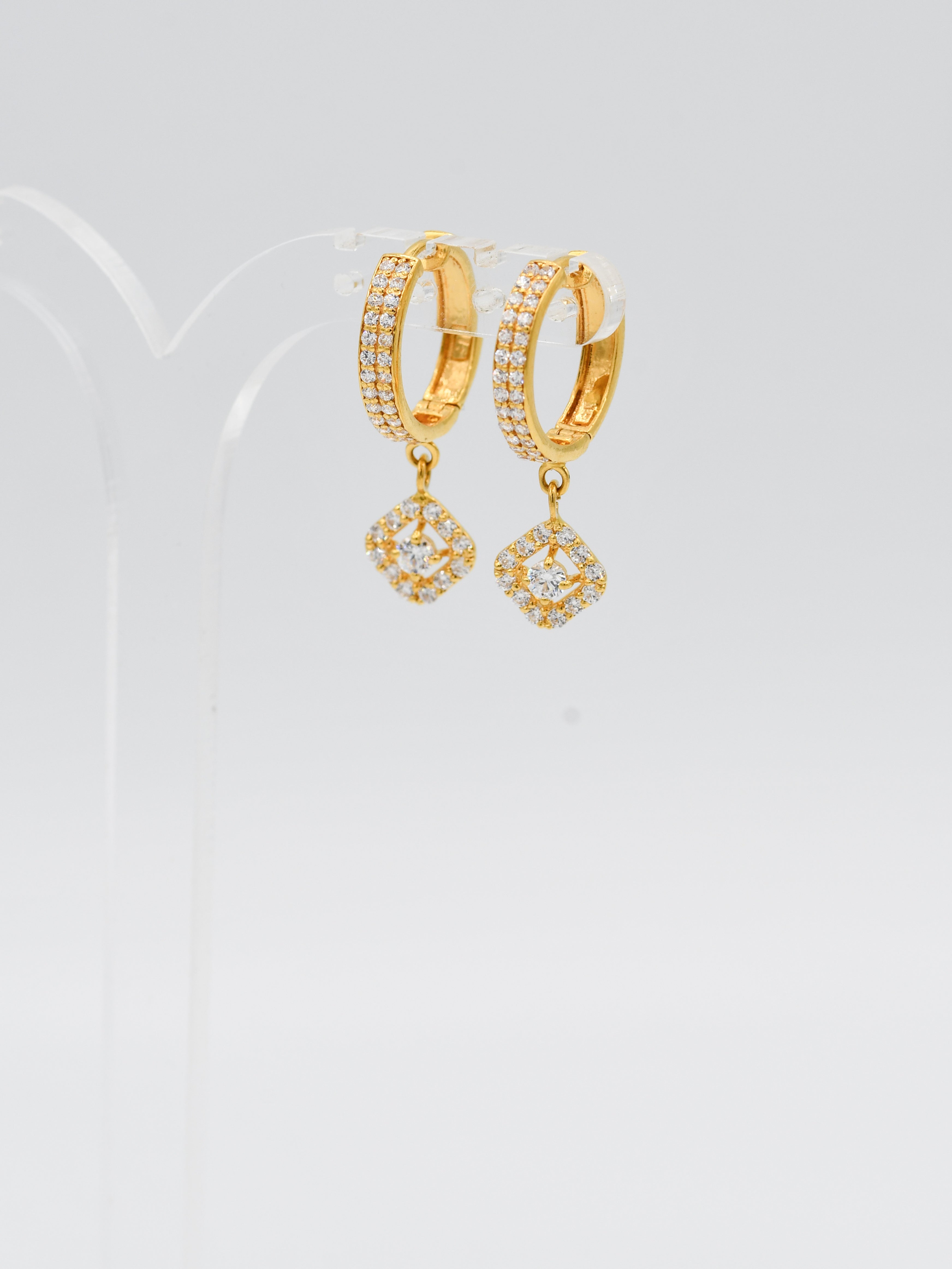 22ct Gold CZ Bali