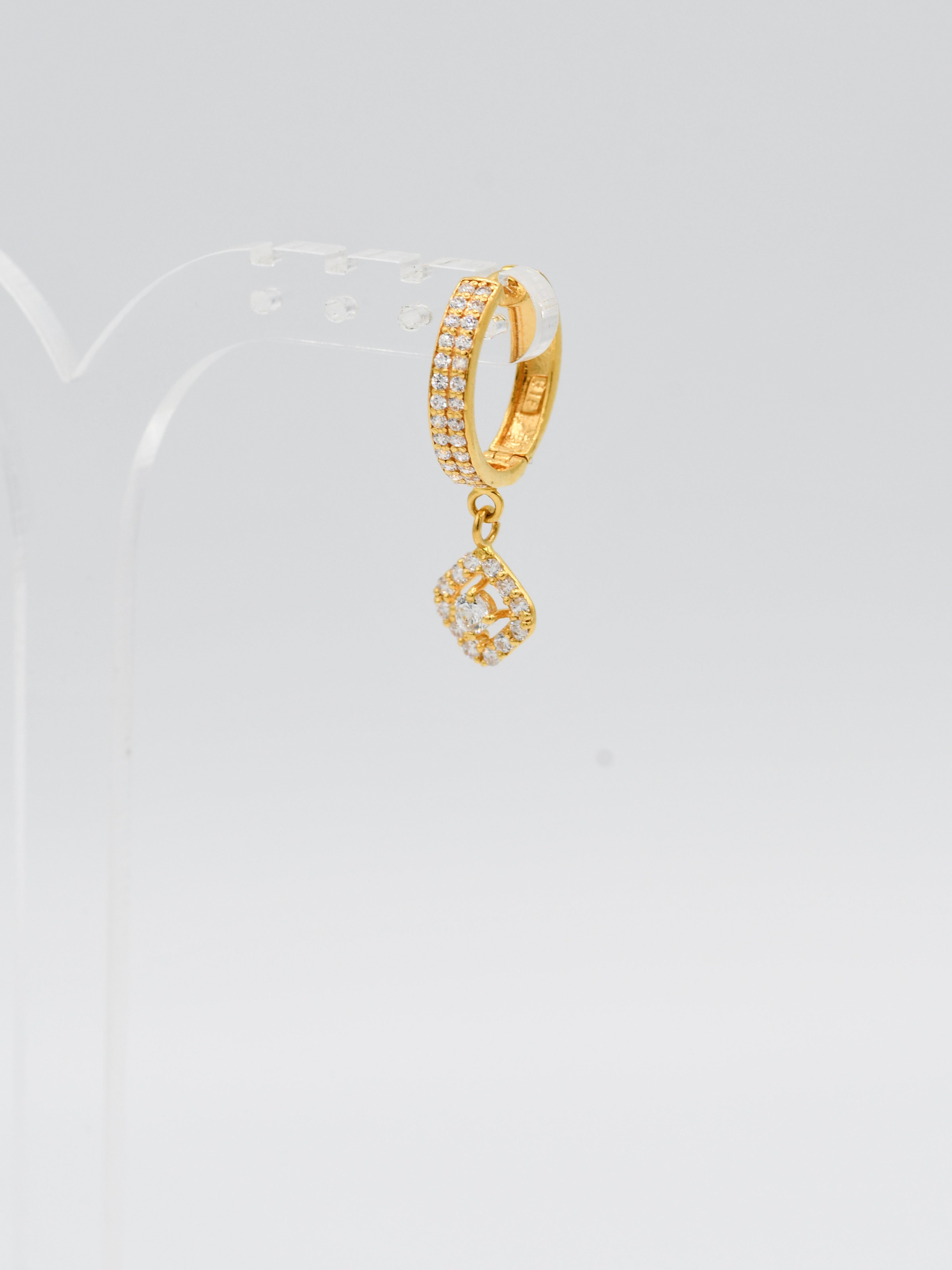 22ct Gold CZ Bali