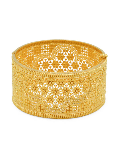 22ct Gold Patta Screw Bangle