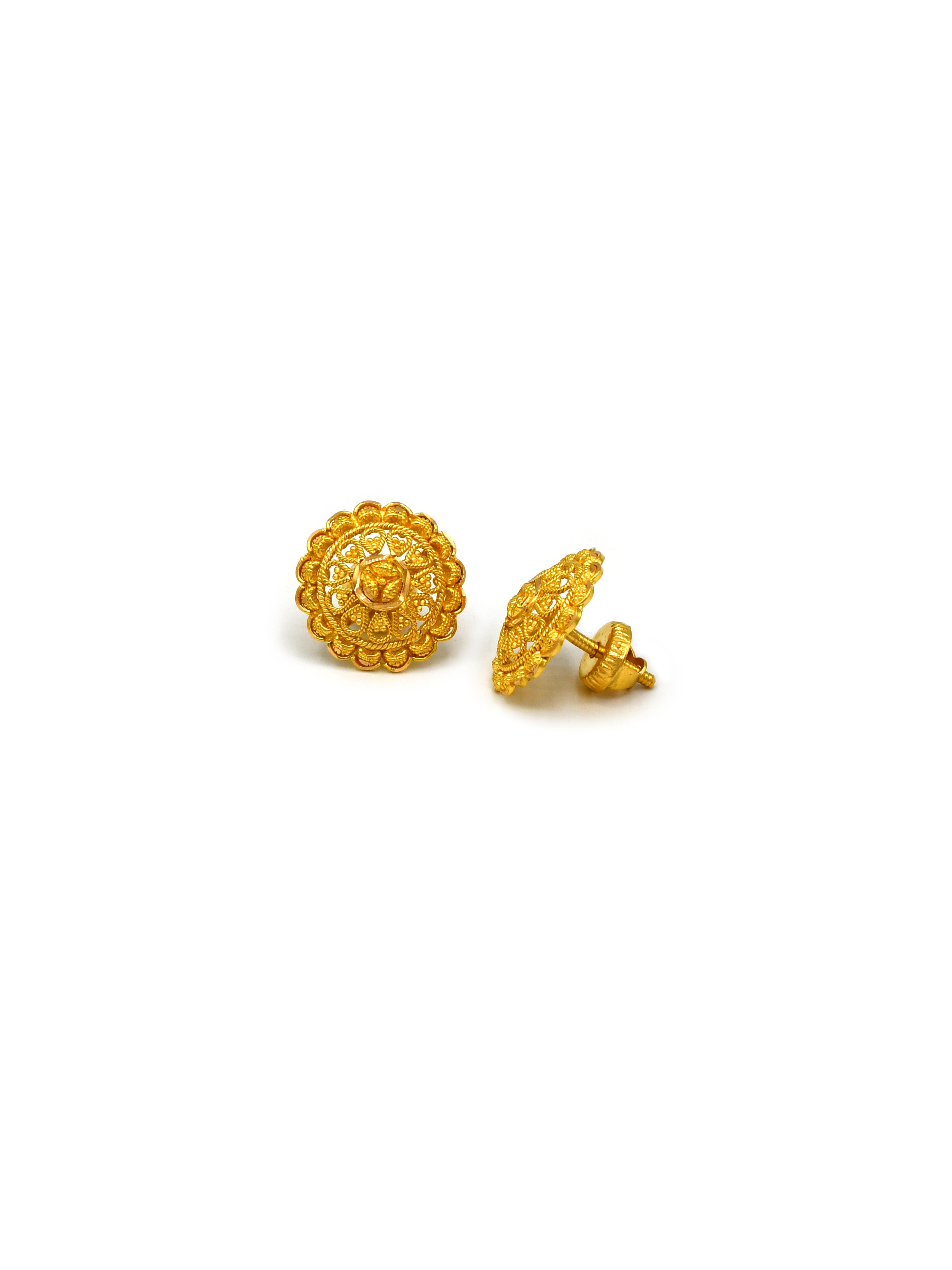 22ct Gold Stud Earrings