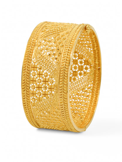 22ct Gold Patta Screw Bangle