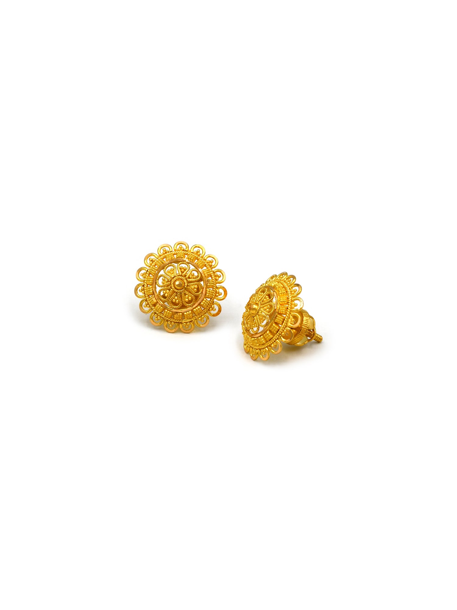 22ct Gold Stud Earrings