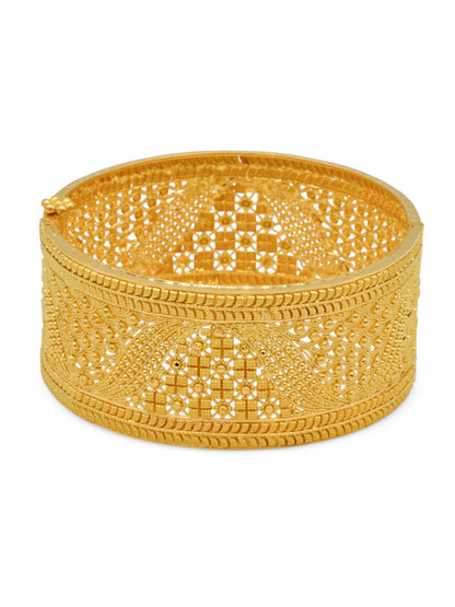 22ct Gold Patta Screw Bangle