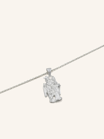 925 Sterling Silver Radha Krishna Pendant